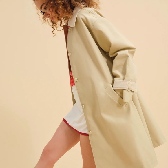 *NWT* For Love & Lemons Women's Trench Coat - Picture 2 of 6